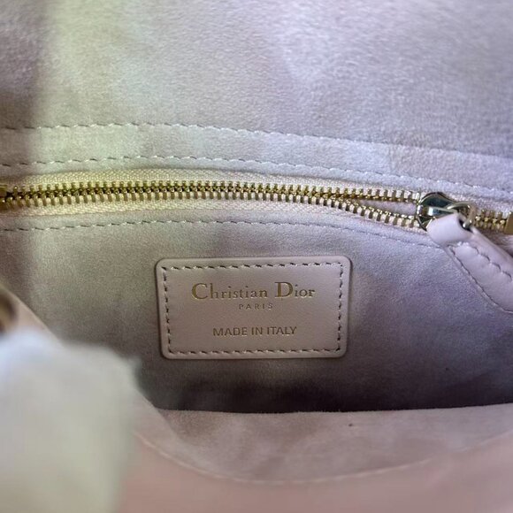 Lady Dior Mini Bag – Beige Lambskin with Gold Hardware - Picture 12 of 16